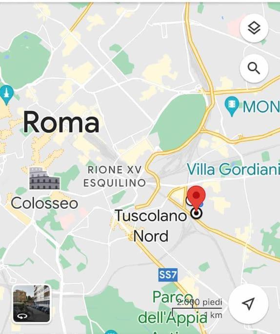 Flat With Terrace At 400mt From Metro Pigneto Roma